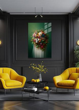 Картина на стекле novellaprint "цветочная фантазия" 30x45см (pic-453-00)