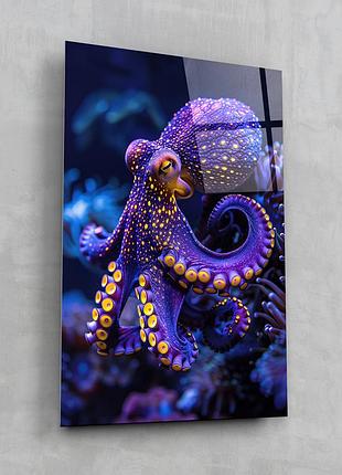 Картина на склі novellaprint "восьминіг ночі" 30x45см (pic-455-00)