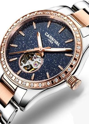 Женские наручные часы carnival lady elite сапфировое стекло, классические.