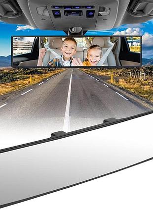 Универсальное антибликовое зеркало заднего вида 310 x 8.5 мм uraqt interior reaview mirror 2965292 автомобильное выпуклое зеркало