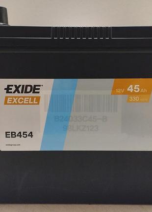 Exide аккумулятор asia 45ah 330a(en) r+ euro+ (евро клемма)