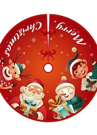 Коврик новогодний под елку merry christmas 1 14000 115х90 см