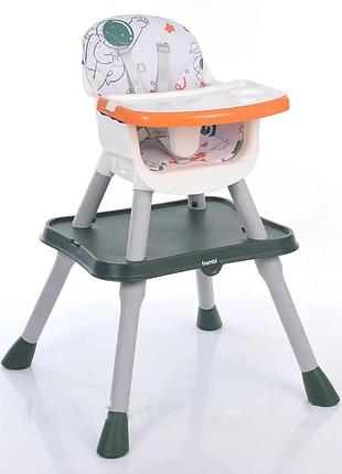 Стільчик для годування bambi m-5672-8 зелений 4518321