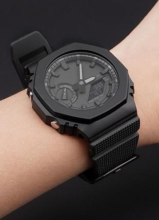 Ремешок для casio g-shock gm-2100 black si 7