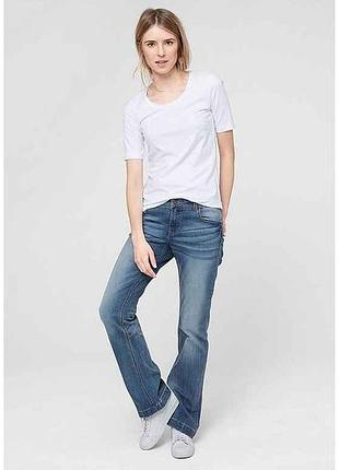 Джинсы женские р.36/34 bootcut синие 04899713136 тм s.oliver