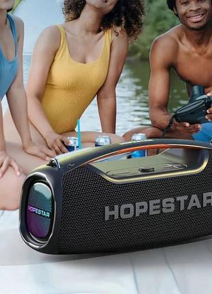 Колонка беспроводная с подсветкой 100w 507 x 188 x 223 мм bluetooth hopestar a60 черный