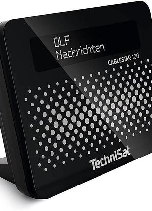 Радиоприемник, technisat cablestar 100 черный dvb‑c радиоадаптер s/pdif l/r oled aac‑lc usb 9 станций