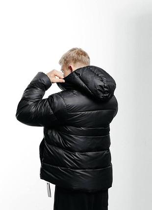 Пуховик jordan(черный лого) l 2