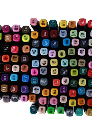 204 шт набір двосторонніх скетч-маркерів для малюванняtouch на спиртовій основі