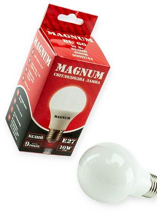 Лампа светодиодная 220v e27 10w a60 4100k delux megalight