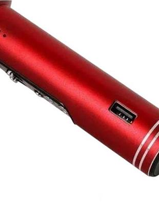 Караоке - мікрофон wster 878 micro sd fm радіо червоний
