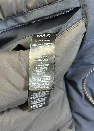Marks & spencer куртка парка оригинал m синяя 4
