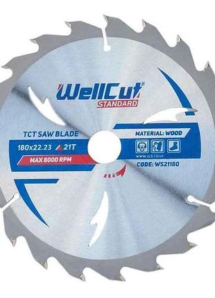 Диск пылающий 180мм 22,23мм 21т тм wellcut