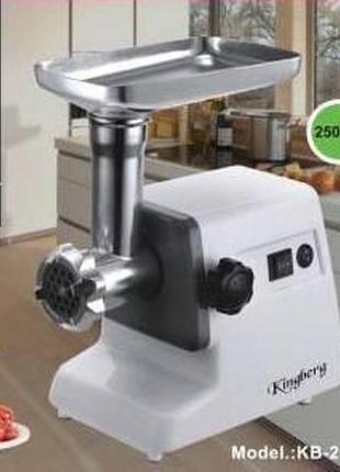 Электромясорубка с томатной соковыжималкой kingberg 2500w kb-2018