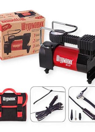 Компресор vitol штурмовик 7атм/35л/1м шланг/прик./сумка