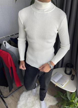 Гольф рубчик білий xl (l) 10