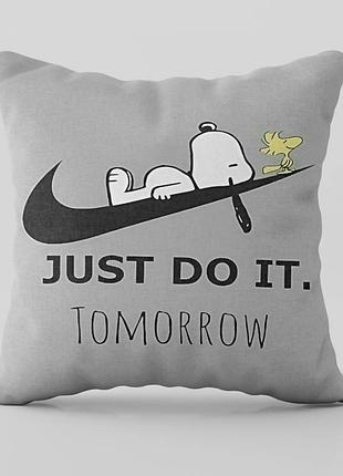 Подушка 3d just do it 28931 35х35 см