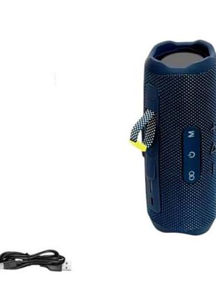 Колонка аккумуляторная bluetooth flip-py 7 голубая