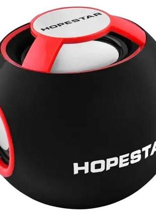 Bluetooth-колонка акумуляторна з вбудованим fm-приймачем hopestar h46 чорна