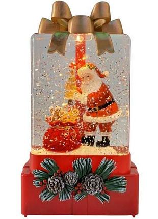 Новогодний ночник подарок xmas wdl-25010a санта с мешком