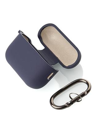 Чехол для airpods pro3 soft+fiber midnight blue
