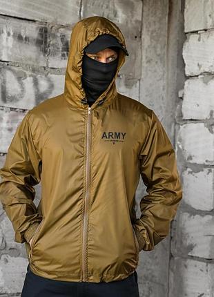Ветровка в стиле милитари born of war army койот вм4744