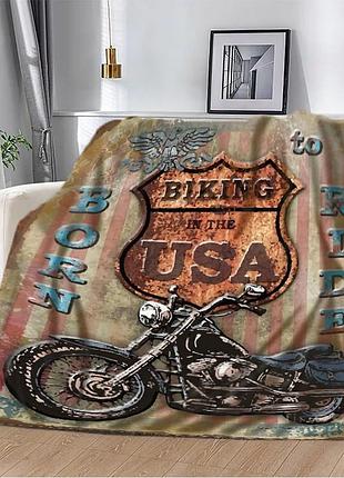 Плед 3d born to ride 10606 160х200 см
