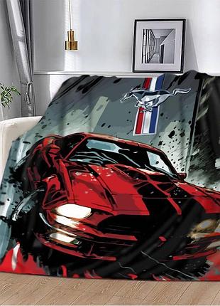 Плед 3d ford mustang 12429 160х200 см