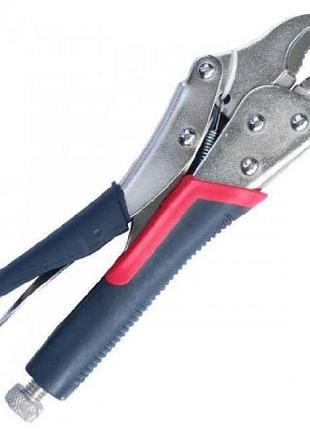 Клещи зажимные универсальные 255 мм ut-5203 тм intertool