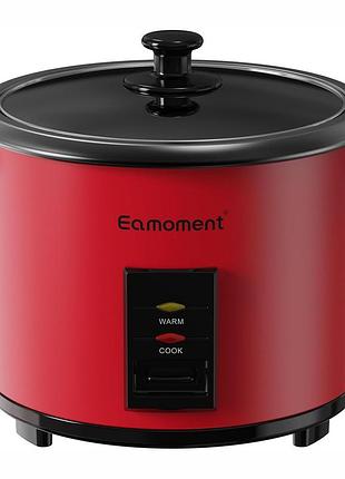 Рисоварка, eamoment erc-10crd1.8l 700w, красная, 1.8 л, антипригарная, пароварка, 1-10 порций, автоподогрев