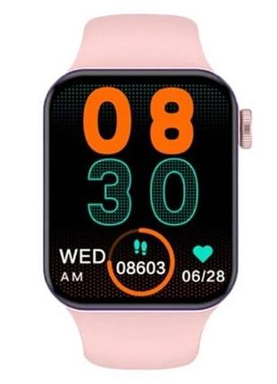 Розумний годинник smart watch series 7 p47 рожевий