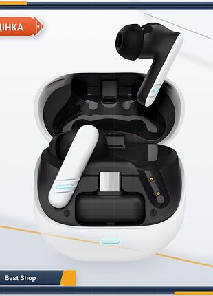 Бездротові ігрові навушники-гарнітура gxtrust oxxie білі, bluetooth та usb-c ресивер для pc, ps5, switch, мобільного телефону