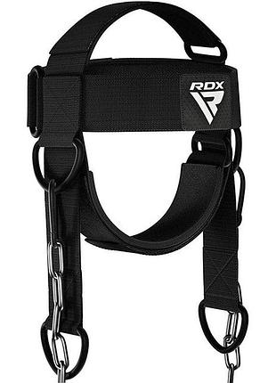 Тяга для шеи rdx h2 neck harness black plus 2