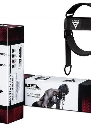 Тяга для шеи rdx h2 neck harness black plus 6