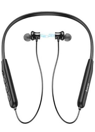 Наушники спортивные вакуумные bluetooth hoco es64 черные
