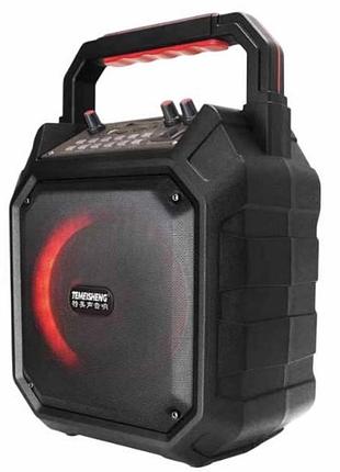 Bluetooth-колонка аккумуляторная 40вт temeisheng a6-7 черная