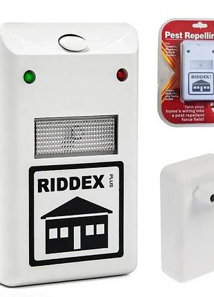 Екологічно безпечний ультразвуковий відлякувач комах та гризунів riddex pest repelling