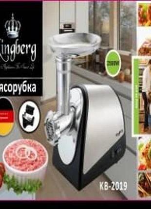Электромясорубка с томатной соковыжималкой kingberg 2500w kb-2019