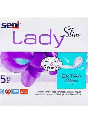 Прокладки урологічні 15шт lady slim extra 4крап тм seni