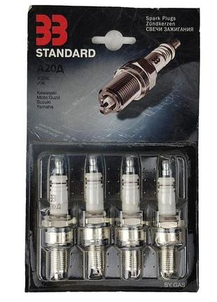 Свічка запалювання 33 standard москвич 2140, 412 а-20д (к-кт 4 шт)
