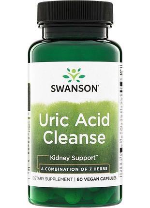 Рослинний комплекс swanson uric acid cleanse, 60 вегакапсул