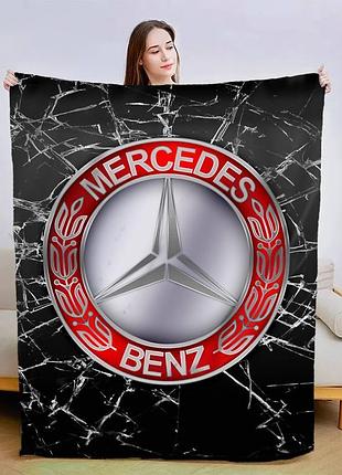 Плед 3d mercedes-benz red 13446 160х200 см