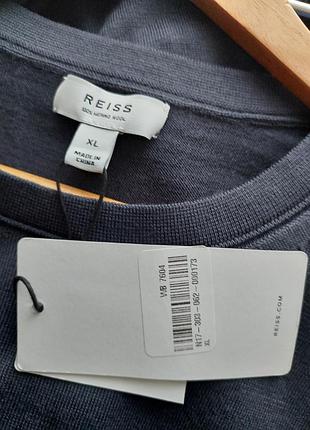 Шерстяной мужской свитер reiss джемпер из мериносовой шерсти 6