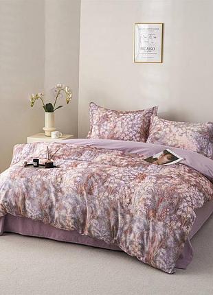 Постельное белье евро из сатина l&m print 10 21610 200х230 см