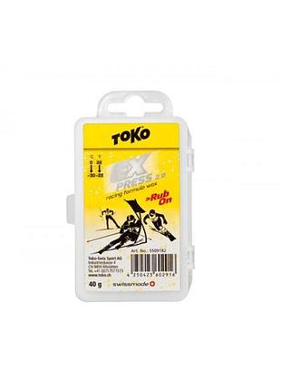 Воск toko express racing rub on 40 г