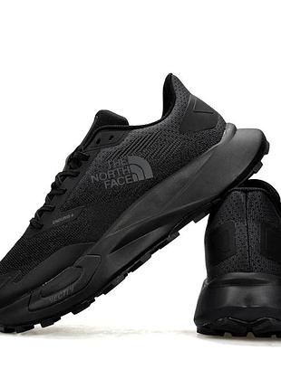 Чоловічі кросівки з сіткою the north face vectiv enduris 4 чорні легкі для чоловіків спортивні на літо весну бігові зе норз фейс