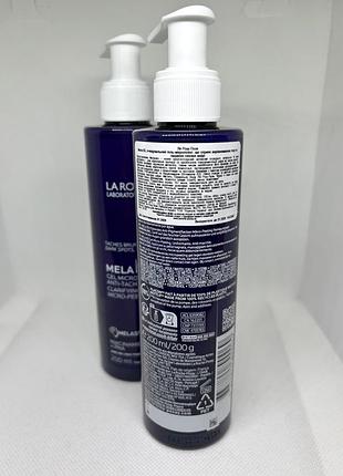 Оригінал la roche-posay mela b3 clarifying unifying micro-peeling gel очищувальний гель-мікропілінг, що сприяє вирівнюванню тону та надання сяяння шкі 3