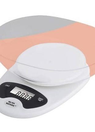 Ваги кухонні з чашею matarix mx-404 7кг
