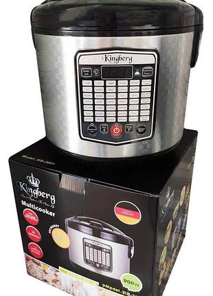 Мультиварка kingber kb2001 на 5 л. с фритюрницей silver