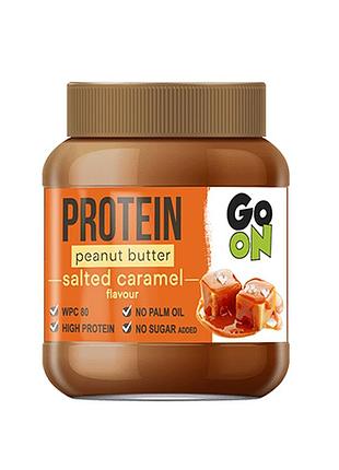 Арахисовая паста go on nutrition protein peanut butter, 350 грамм какао